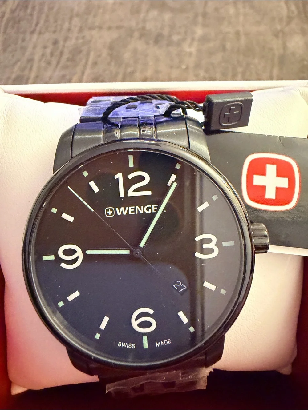 Wenger Urban Metropolitan Men's Black PVD Watch